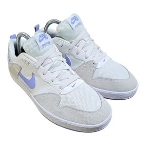 NEW Nike Alleyoop SB Summit White Light Thistle Shoes Womens Size 9.5 CQ0369 102